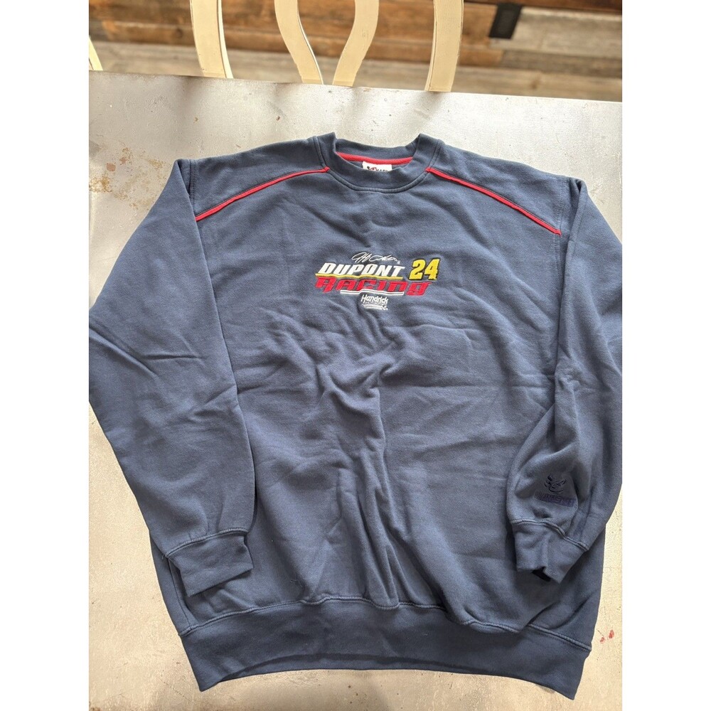 NASCAR Jeff Gordon DuPont Racing Crewneck Men’s Size Xl Chase Authentic